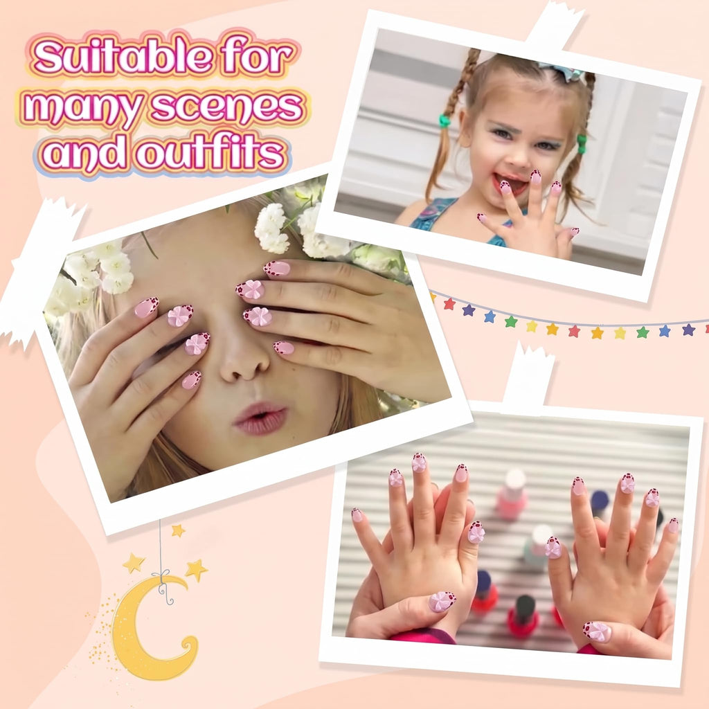 Explore our 26-piece Plauva French Tip Press-on Nails, perfect for kids and versatile for any occasion.