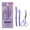 Discover the Plum Beauty Eyebrow Shaping Set, a premium import for precise grooming, available at Curat Cart.