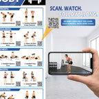 High-quality POCAZONE Dumbbell Workout Posters showcase effective exercises. Available at Curat Cart for your fitness journey.
