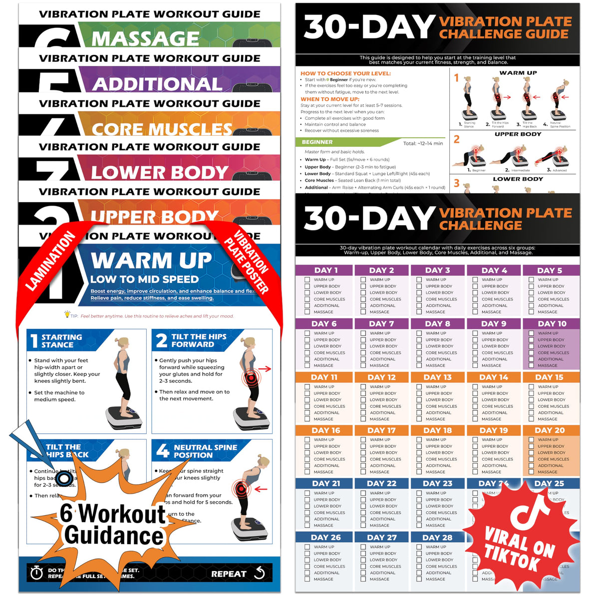 Explore the premium imported Pocazone Vibration Plate Workout guide, featuring 30-day challenge and workout tips for effective fitness. Available at Curat Cart.