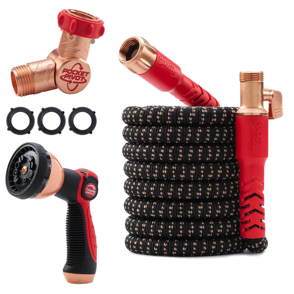 Discover the Pocket Hose Copper Head, a premium imported expandable hose featuring durable copper fittings, available at Curat Cart.