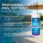 Ensure crystal clear pool water with 7 in 1 Pool Test Strips from Curat Cart. 100% Authentic and available in India.