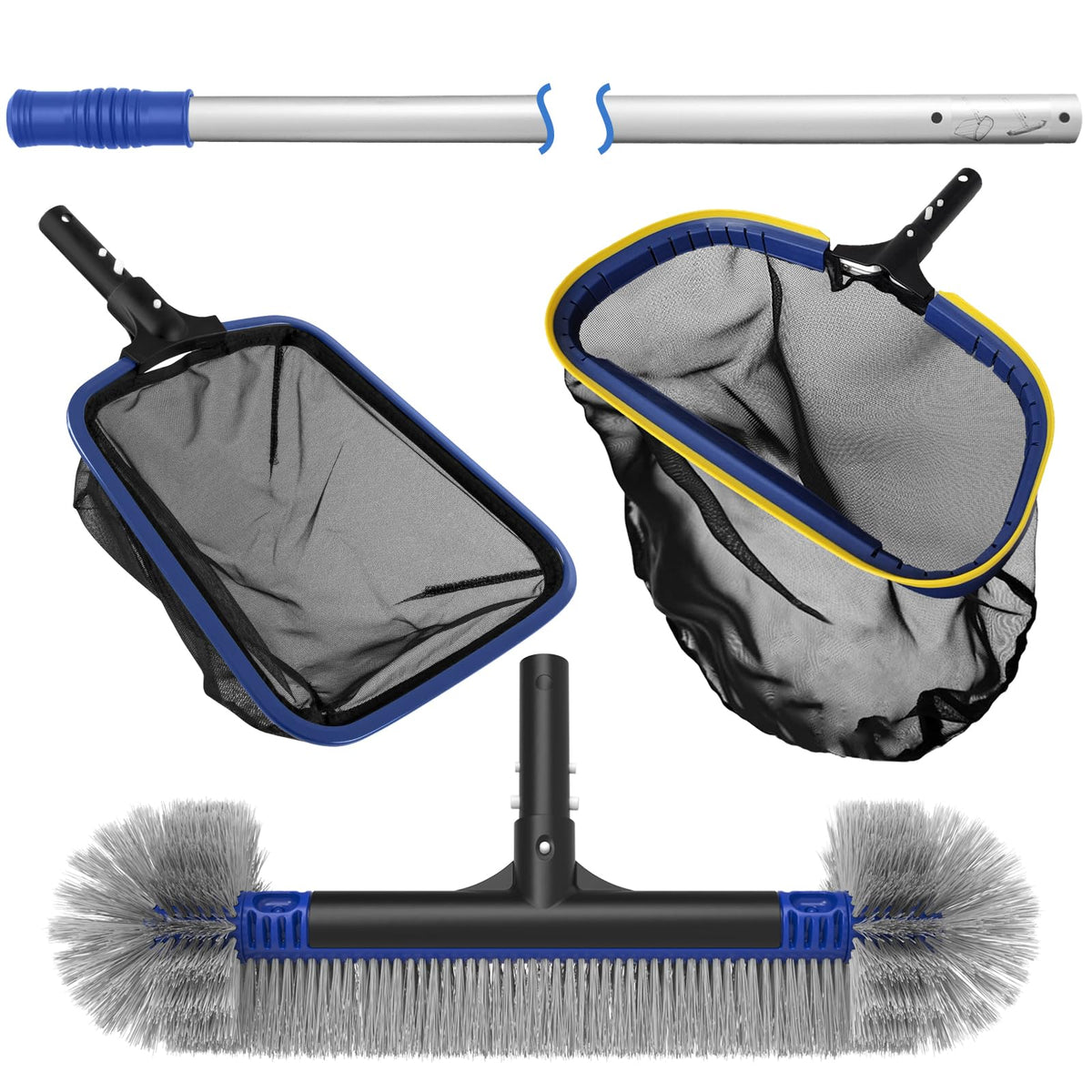 Discover the premium imported Poolvio Pool Cleaning Kit, featuring essential tools for effortless pool maintenance. Available at Curat Cart.