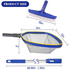 Premium Poolvio Swimming Pool Cleaning Kit with high-quality packaging, showcasing essential tools for effective pool maintenance. Available at Curat Cart.
