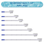 POOLWHALE Adjustable Swimming Pool Pole, 100% Authentic and available in India at Curat Cart. Perfect for versatile use.