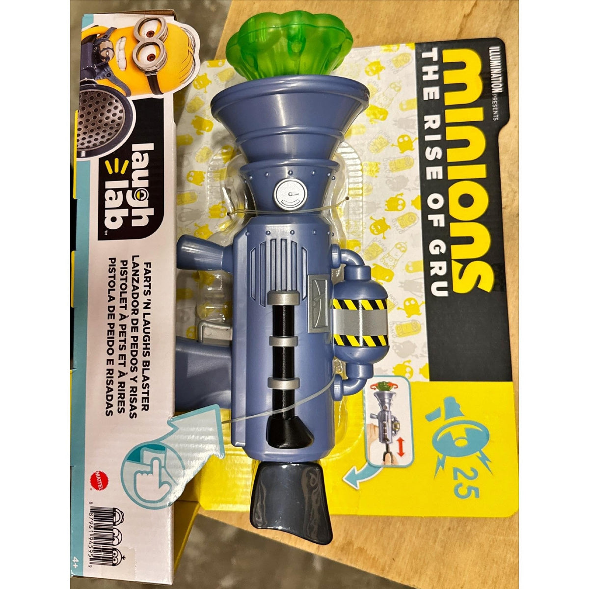 Minions Blaster from the movie 'Minions: The Rise of Gru'. Order online for fun playtime adventures, available now!