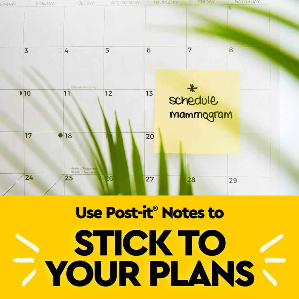 Stay organized with Post-it Notes Canary Yellow, perfect for daily reminders. Available at Curat Cart.
