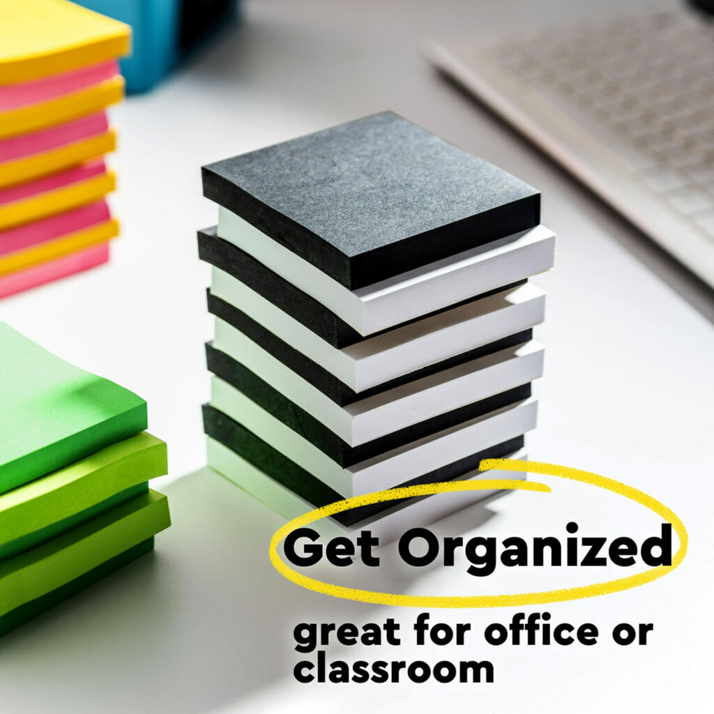 Post-it Super Sticky Notes in vibrant colors, perfect for organization. Official packaging available at Curat Cart.