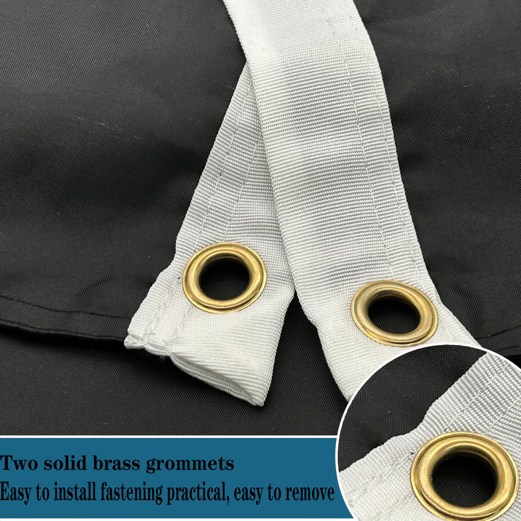 Discover the durable Pow Mia Flag with solid brass grommets, perfect for easy installation and removal. Available at Curat Cart.