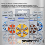 Power One Zinc P312 Hearing Aid Battery ensures reliable performance for daily use. Available at Curat Cart for enhanced hearing solutions.