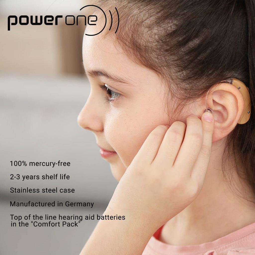 Power One Zinc P312 Hearing Aid Battery offers premium imported quality, 100% mercury-free, ideal for optimal performance. Available at Curat Cart.