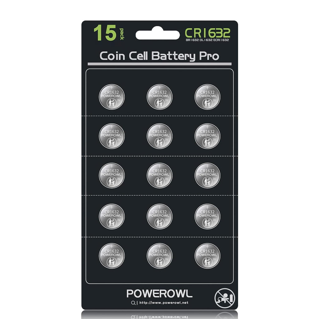 Discover POWEROWL CR1632 Lithium Batteries, a premium import perfect for gadgets, available at Curat Cart.