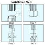 Discover the Prestantious Rainwater Diverter with clear installation steps. Premium import from Curat Cart, perfect for eco-friendly solutions.