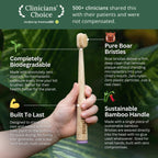 PRIMALS Kids Boar Bristle Toothbrush offers a biodegradable, non-toxic solution for kids’ oral care, 100% Authentic and available at Curat Cart.