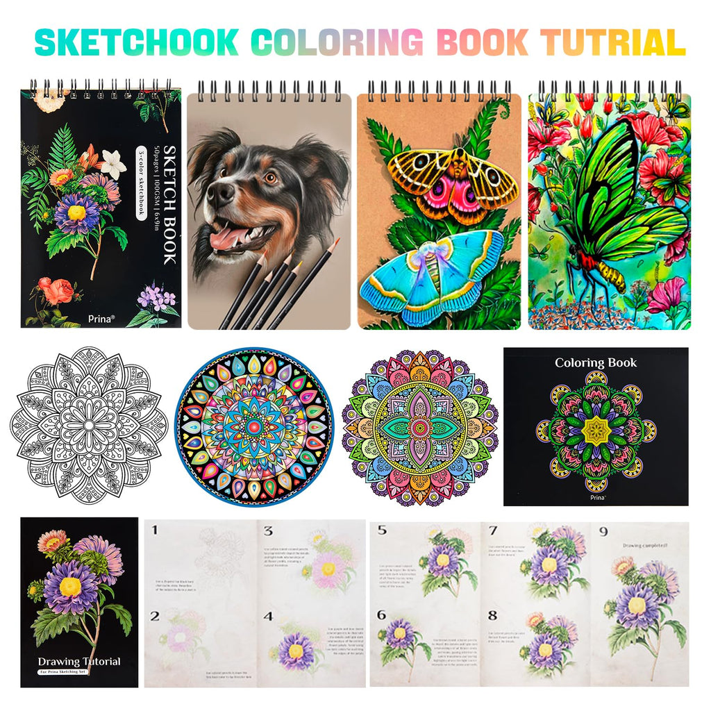 Explore the premium PRINA Drawing Set Sketching Kit, ideal for artists seeking imported quality. Available at Curat Cart.