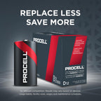 Procell D Cell Alkaline Batteries offer reliable power for professional devices. Perfect for daily use from Curat Cart.
