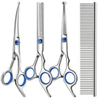 Discover the premium imported Professional Dog Cat Grooming Scissors set, perfect for precise pet grooming. Available at Curat Cart.