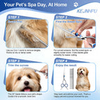 Professional Dog Grooming Scissors guide for easy pet grooming. 100% Authentic, available at Curat Cart in India.