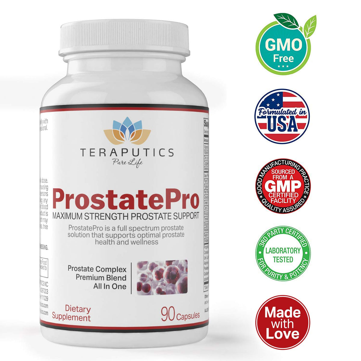 ProstatePro Prostate Health Supplements in official packaging, ensuring premium quality and wellness support. Available at Curat Cart.