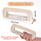 Psyqtsuary small clear makeup bag made of PU leather, ideal for cosmetics. Available online, order today!