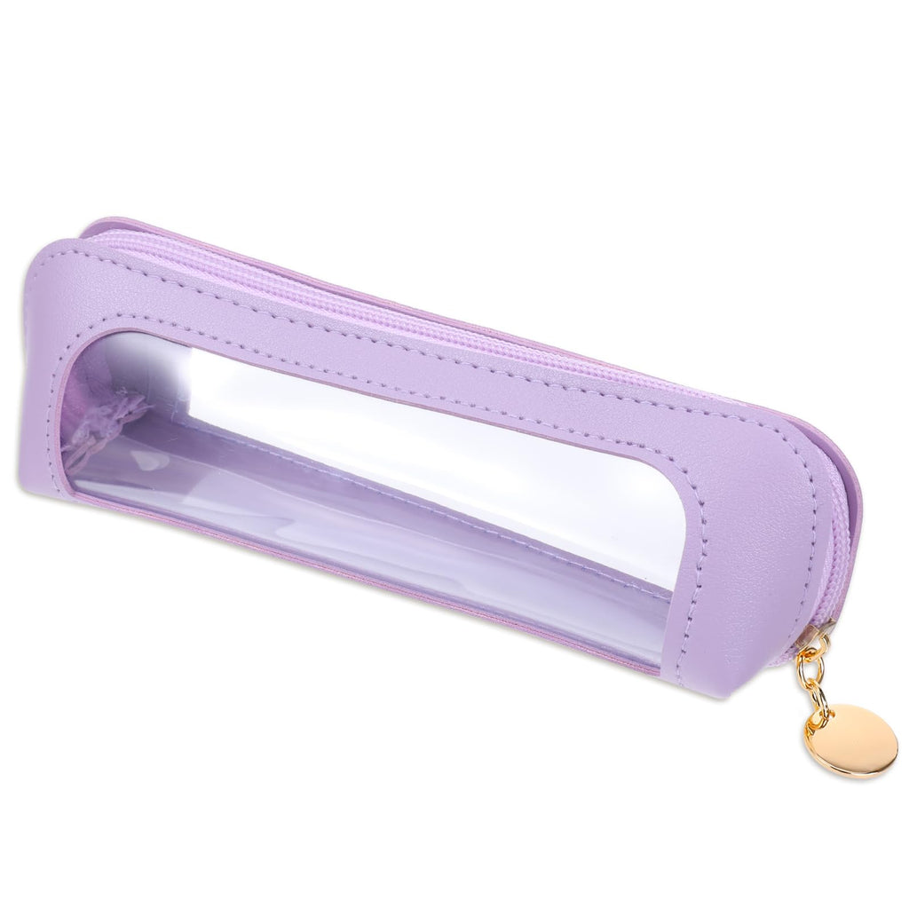 Shop the Psyqtsuary Small Clear Makeup Bag, PU leather, perfect for organizing cosmetics. Available online in India.