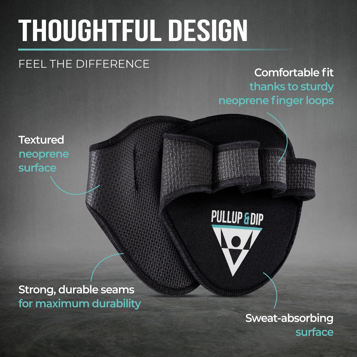 Enhance your workout with PULLUP & DIP Neoprene Grip Pads, designed for comfort and durability. Perfect for daily use. Available at Curat Cart.