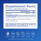 Pure Encapsulations Magnesium supplement facts showcasing 100% Authenticity, available at Curat Cart in India.