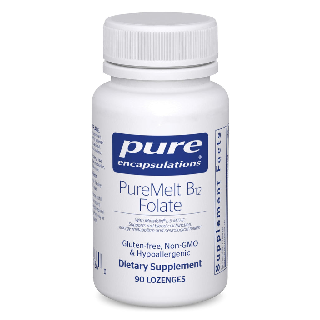 Discover Pure Encapsulations B12 Folate, a premium imported dietary supplement for energy and neurological health at Curat Cart.