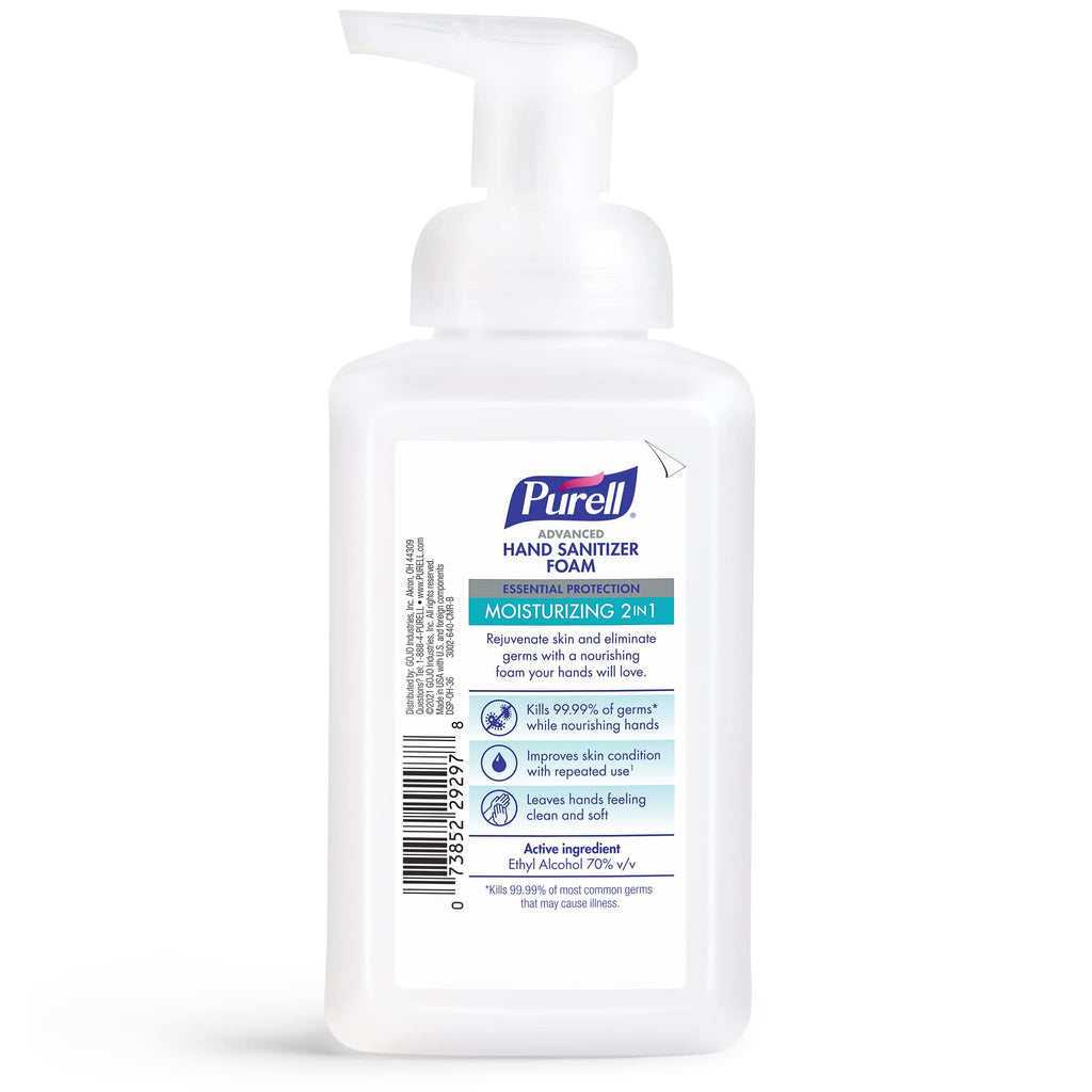 Purell Moisturizing Hand Sanitizer Foam, 100% Authentic, available in India. Trustworthy formula for clean, soft hands. Curat Cart.