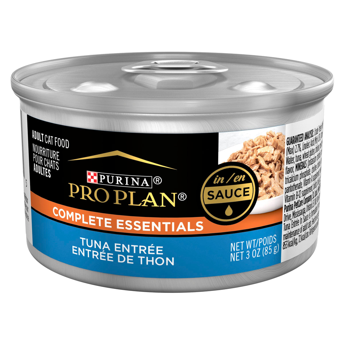 Purina Pro Plan Tuna Entrée in sauce, a premium import for discerning cats, available at Curat Cart.
