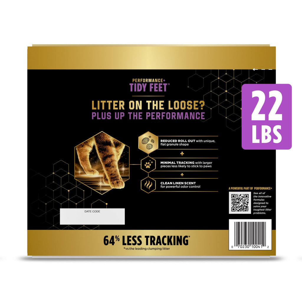 Purina Tidy Cats Cat Litter, 22 lbs, offers reduced tracking and a clean scent, specially curated by Curat Cart for discerning pet owners.