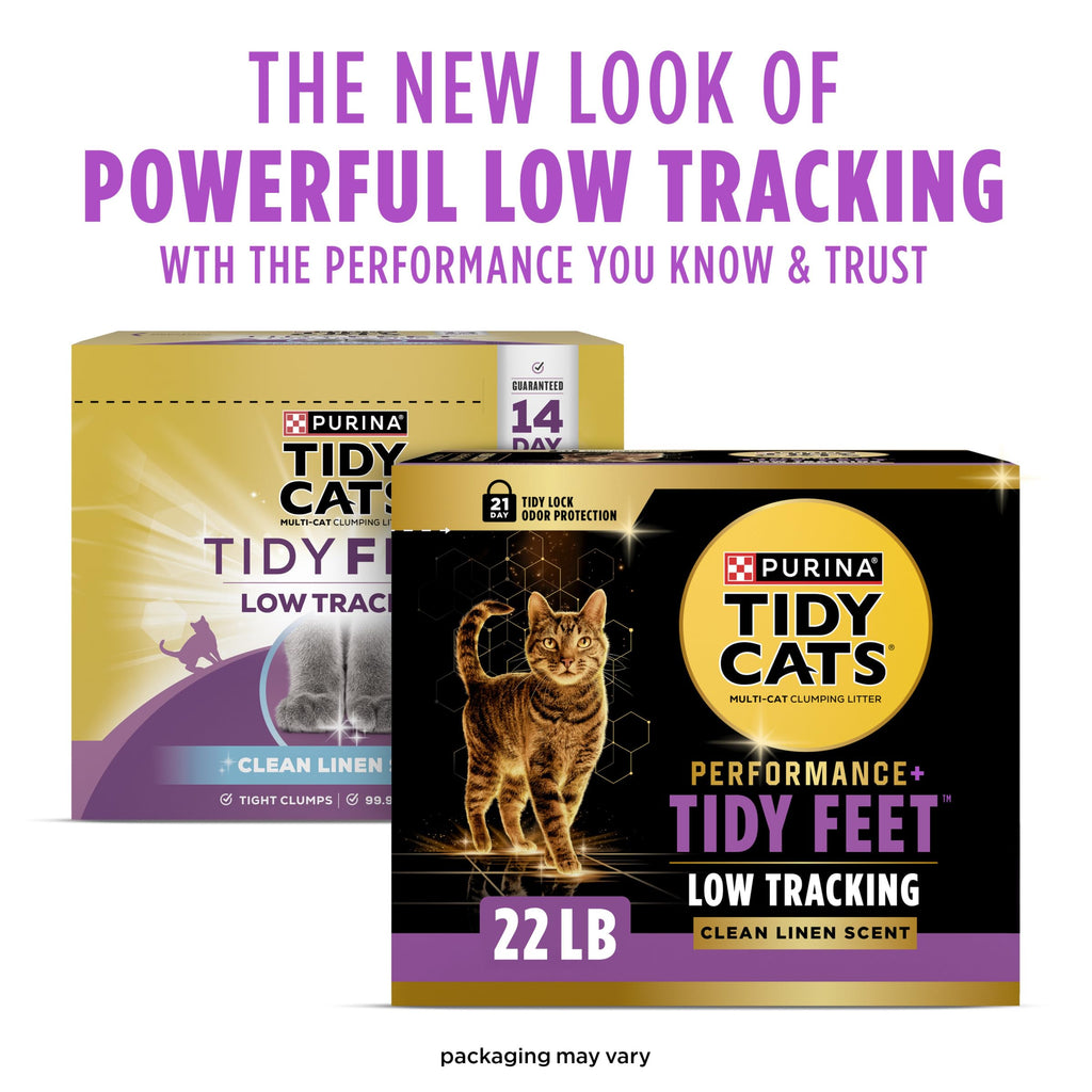 Purina Tidy Cats Cat Litter offers powerful low tracking with trusted performance. Available at Curat Cart in India.