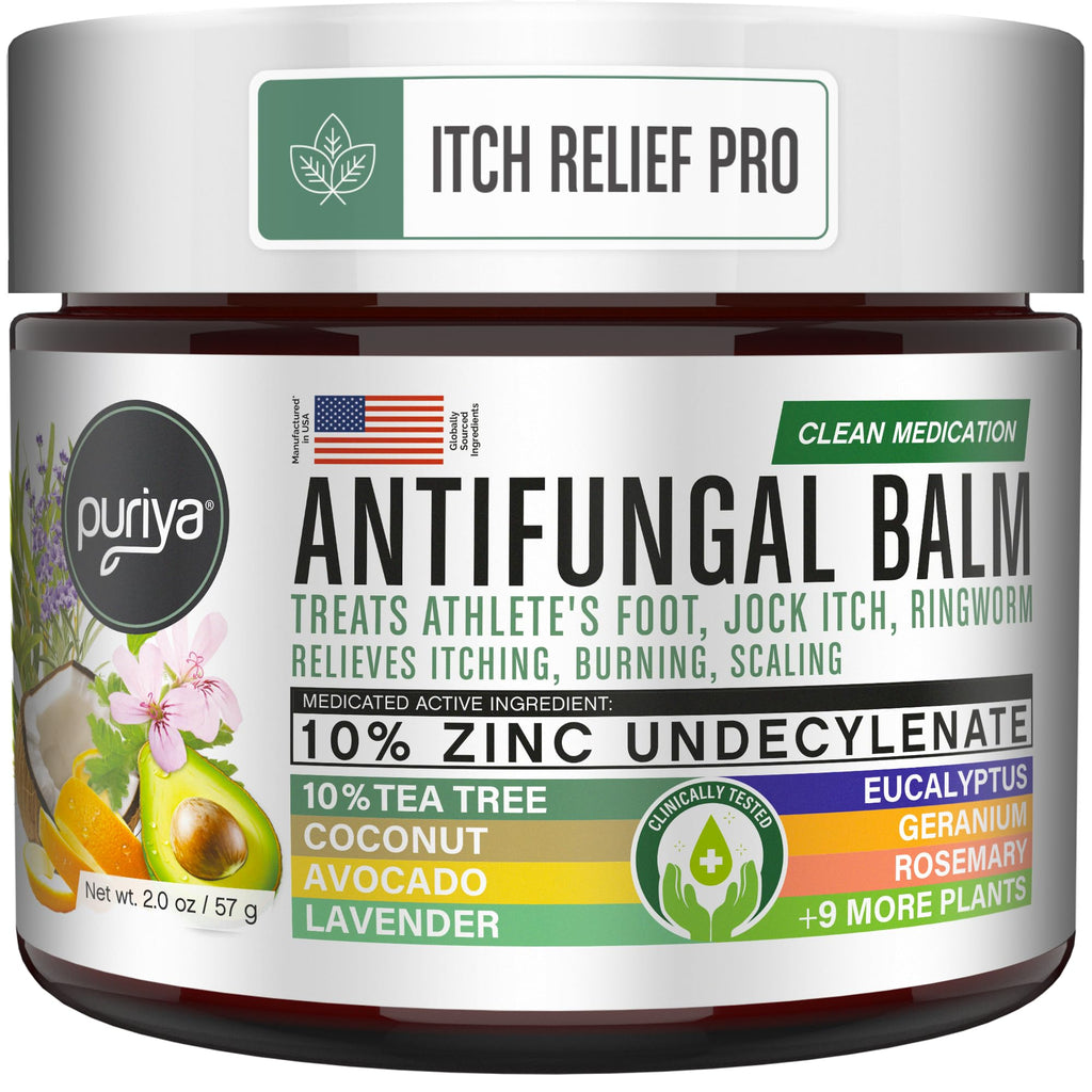 Puriya Antifungal Balm, a premium imported product, offers effective relief from itch and irritation. Available at Curat Cart.