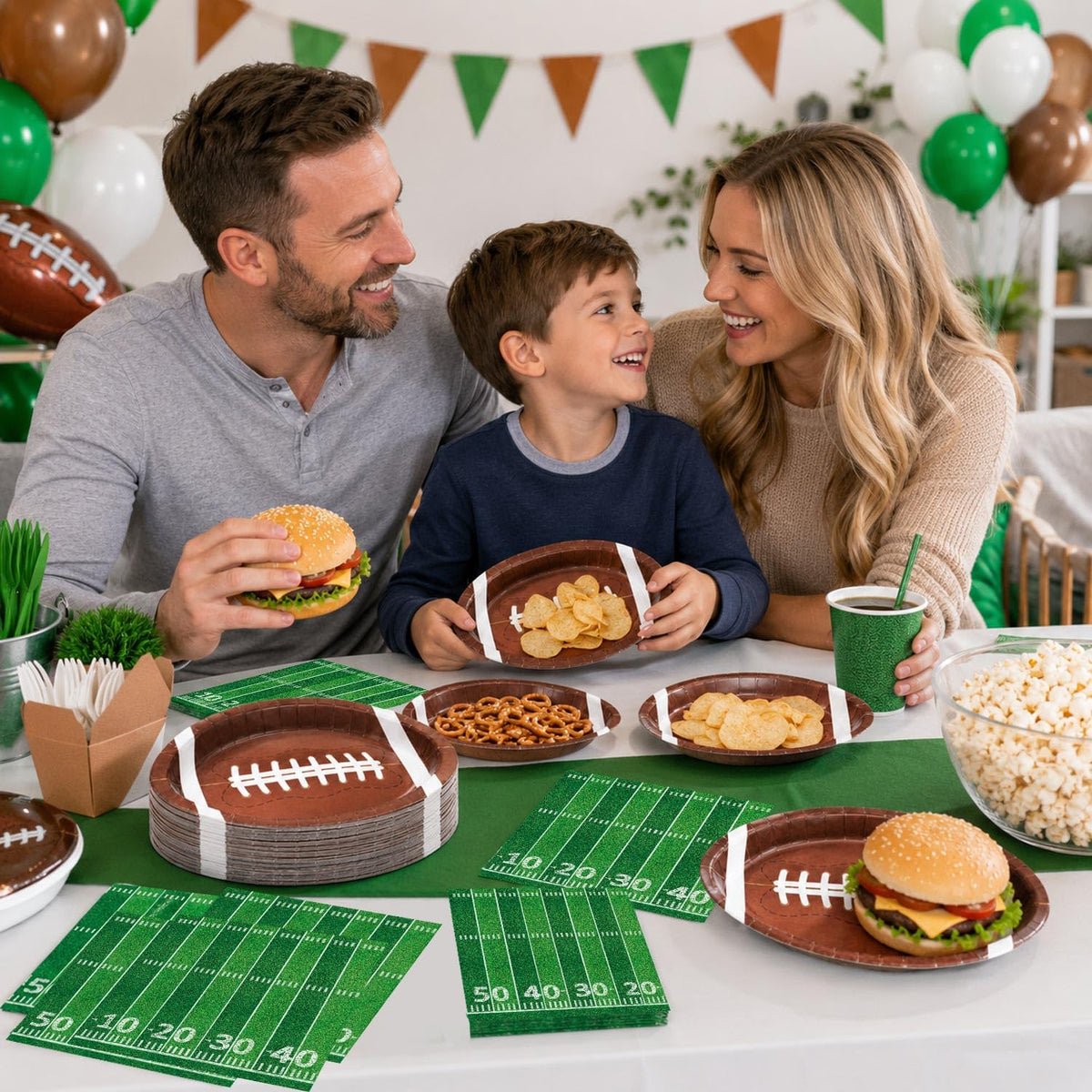 Celebrate with QIYANPAX Football Party Decorations, a premium import from Curat Cart, perfect for game day festivities.