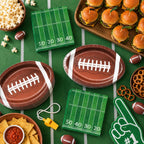 Celebrate game day with QIYANPAX Football Party Decorations. High-quality, themed tableware enhances your festive setup. Available at Curat Cart.