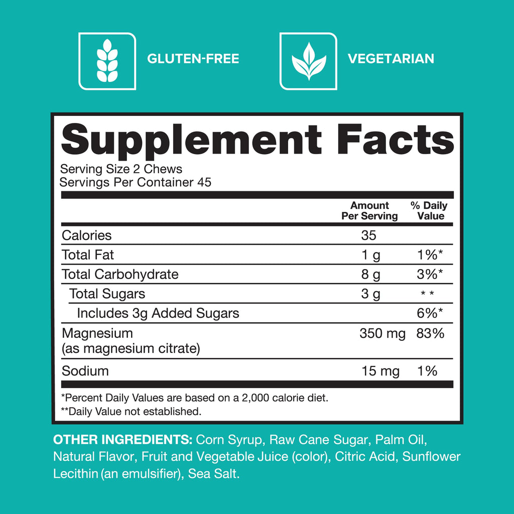 Discover Qunol Magnesium Citrate Soft Chews, perfect for daily use. Boost your wellness routine with Curat Cart's premium offering.