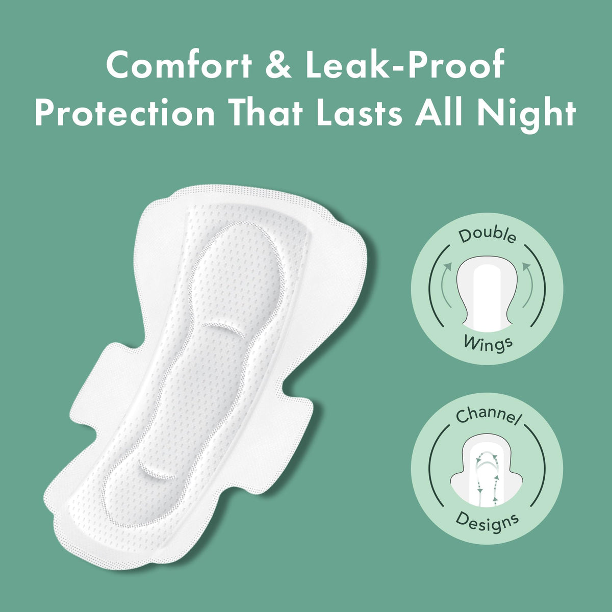 Rael Organic Cotton Pads offer 100% authentic, leak-proof protection and comfort, available at Curat Cart in India.