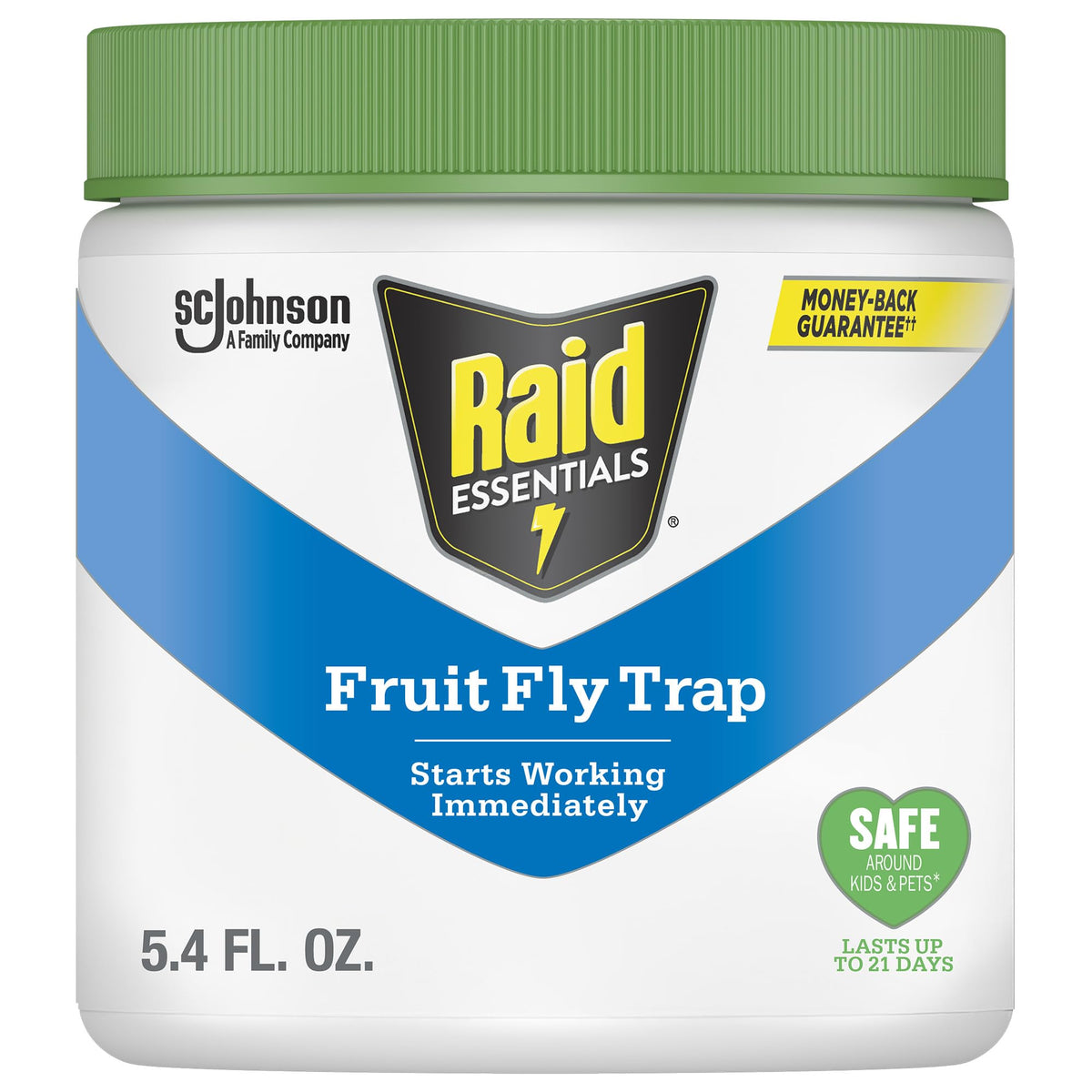 Raid Indoor Fruit Fly Trap offers immediate results, safe for kids and pets. Premium import available at Curat Cart.