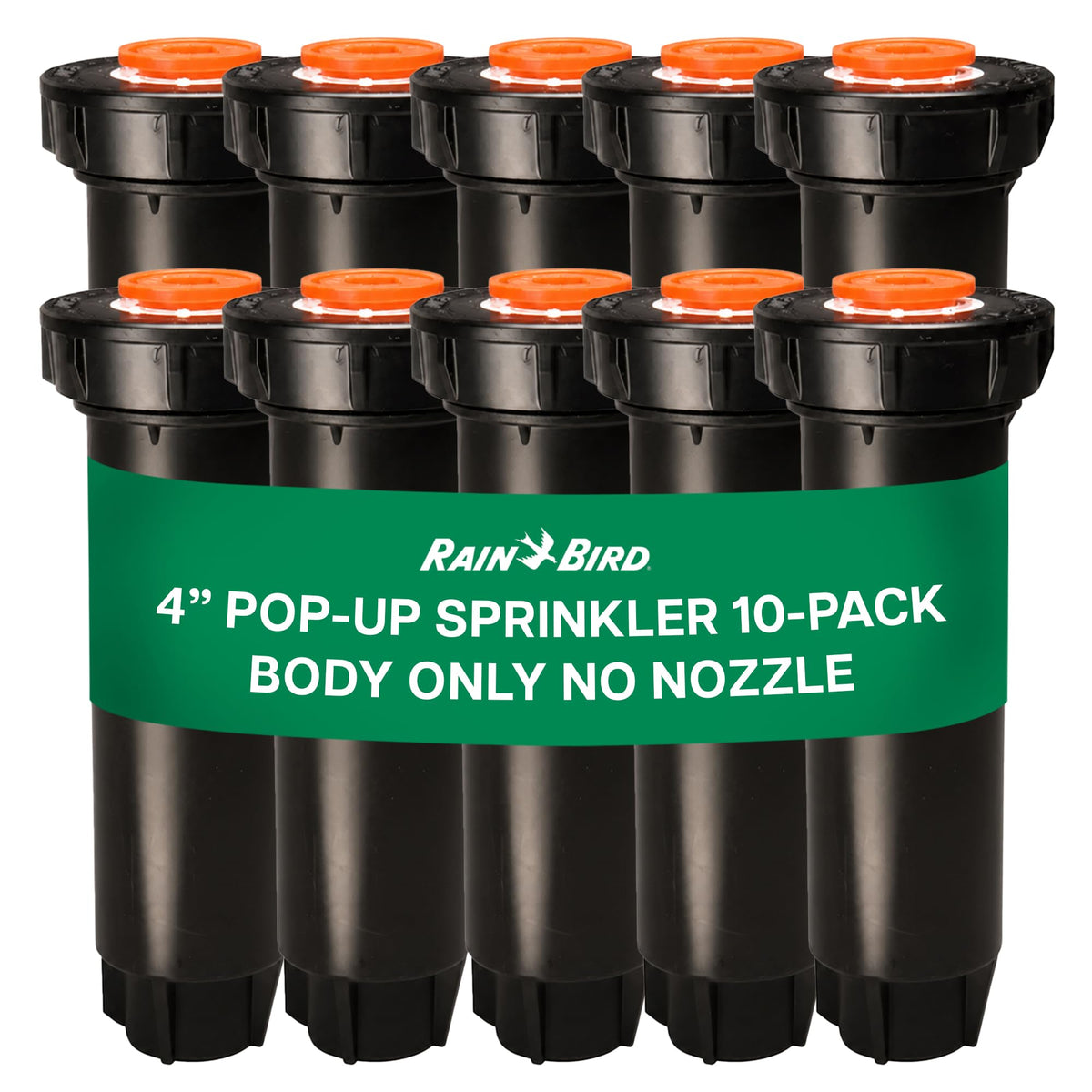 Discover the premium imported Rain Bird 4" Pop-Up Irrigation Sprinkler 10-pack, designed for efficient watering. Available at Curat Cart.