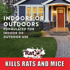 Effective RatX Rodent Control Bait Pellets eliminate rats and mice, suitable for indoor or outdoor use. Available at Curat Cart.
