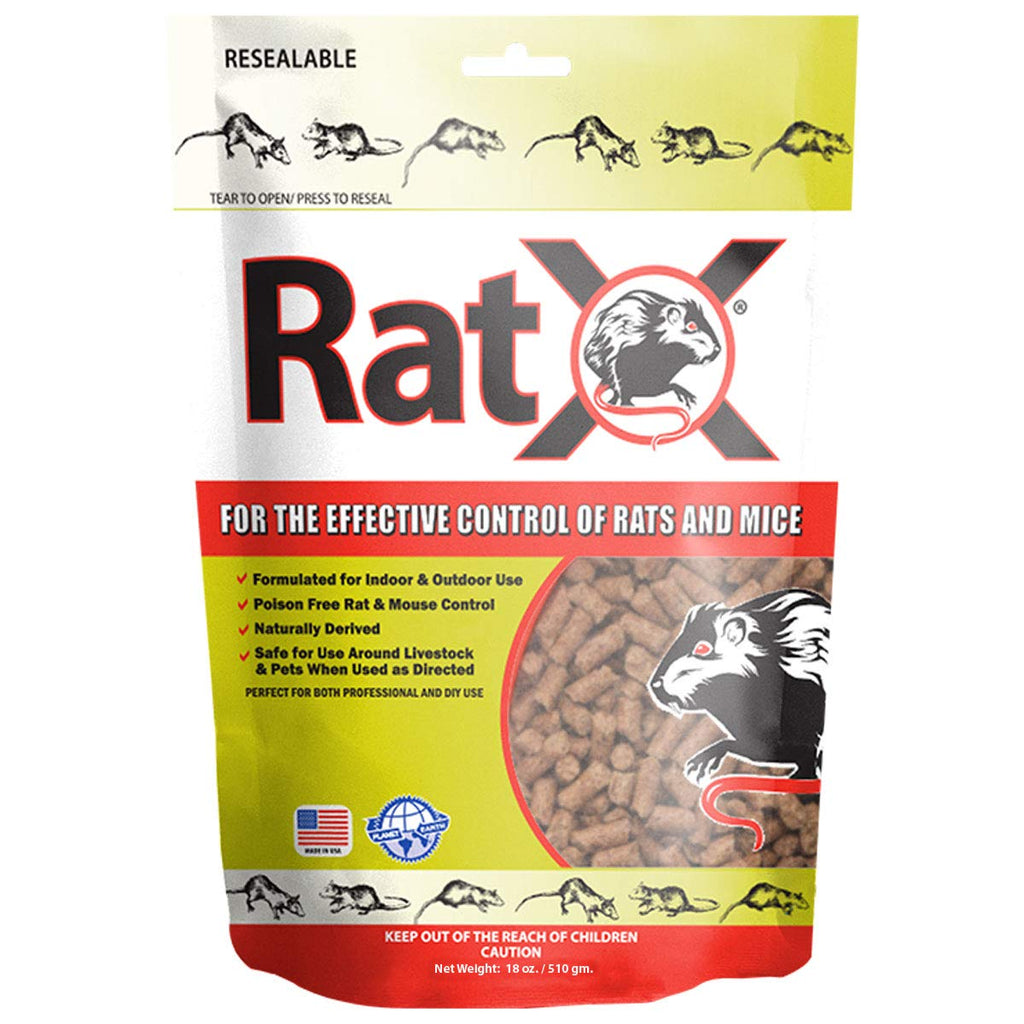 Premium imported RatX Rodent Control Bait Pellets, effective for indoor and outdoor use. Available at Curat Cart.