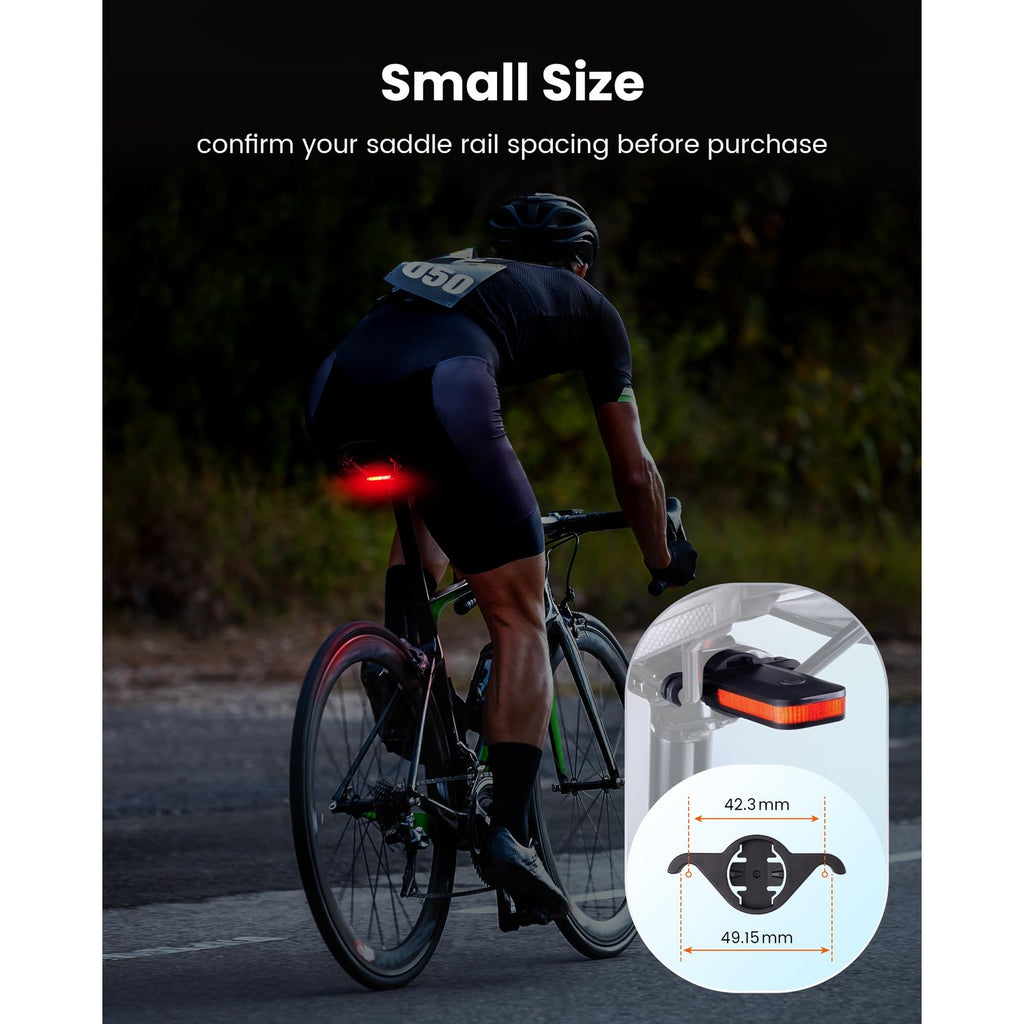 RAVEMEN Bike Tail Light showcased in high-quality finish, ensuring visibility and safety for cyclists. Available at Curat Cart.