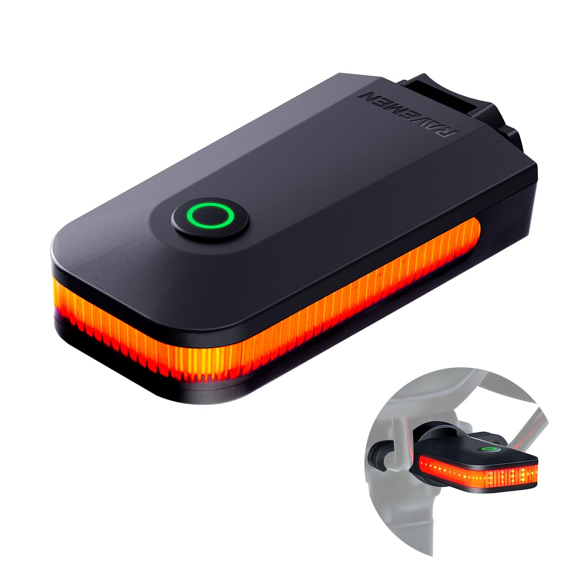 Enhance your ride safety with the premium imported RAVEMEN Bike Tail Light, available at Curat Cart. Bright and durable for cyclists.