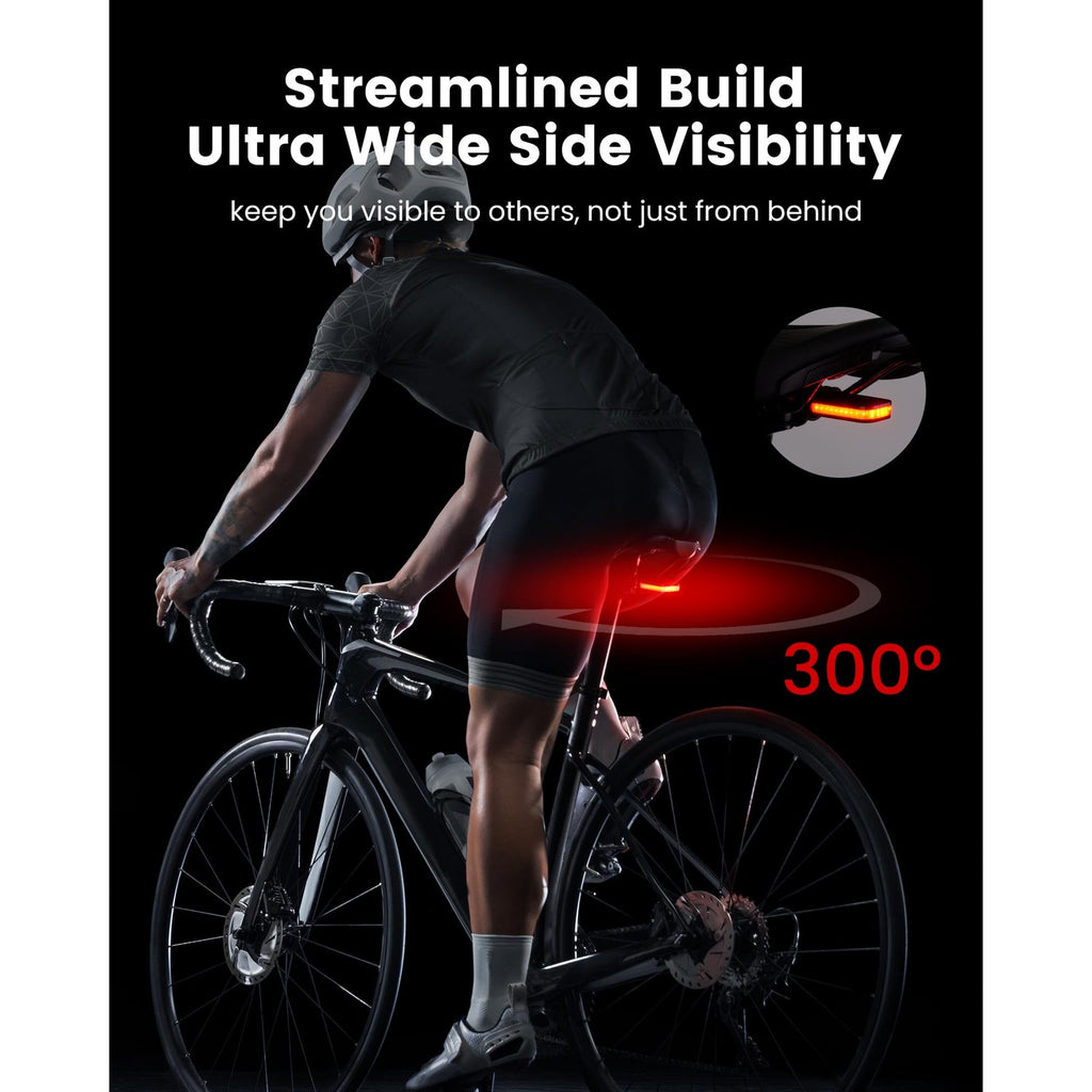 RAVEMEN Bike Tail Light ensures 300° visibility for safety. 100% Authentic, Available in India at Curat Cart.