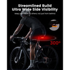 RAVEMEN Bike Tail Light ensures 300° visibility for safety. 100% Authentic, Available in India at Curat Cart.