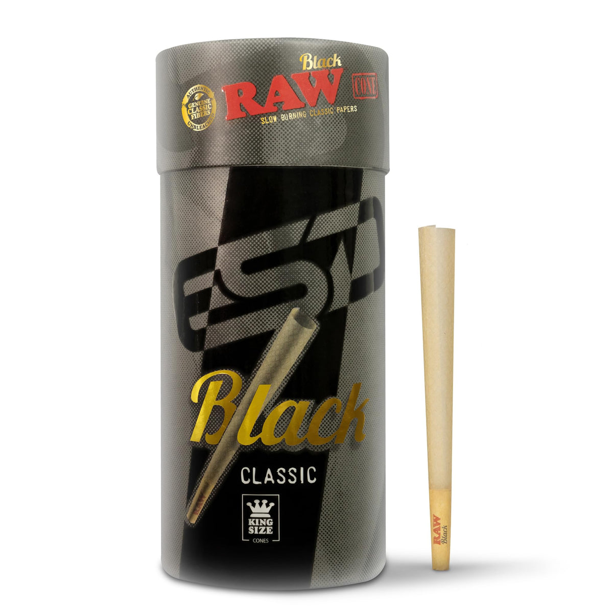 Explore RAW Black Cones, premium imported rolling papers, available at Curat Cart for an elevated smoking experience.