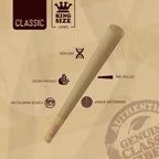 RAW Cones Classic King Size in premium packaging, ensuring non-GMO, vegan-friendly quality. Available at Curat Cart.