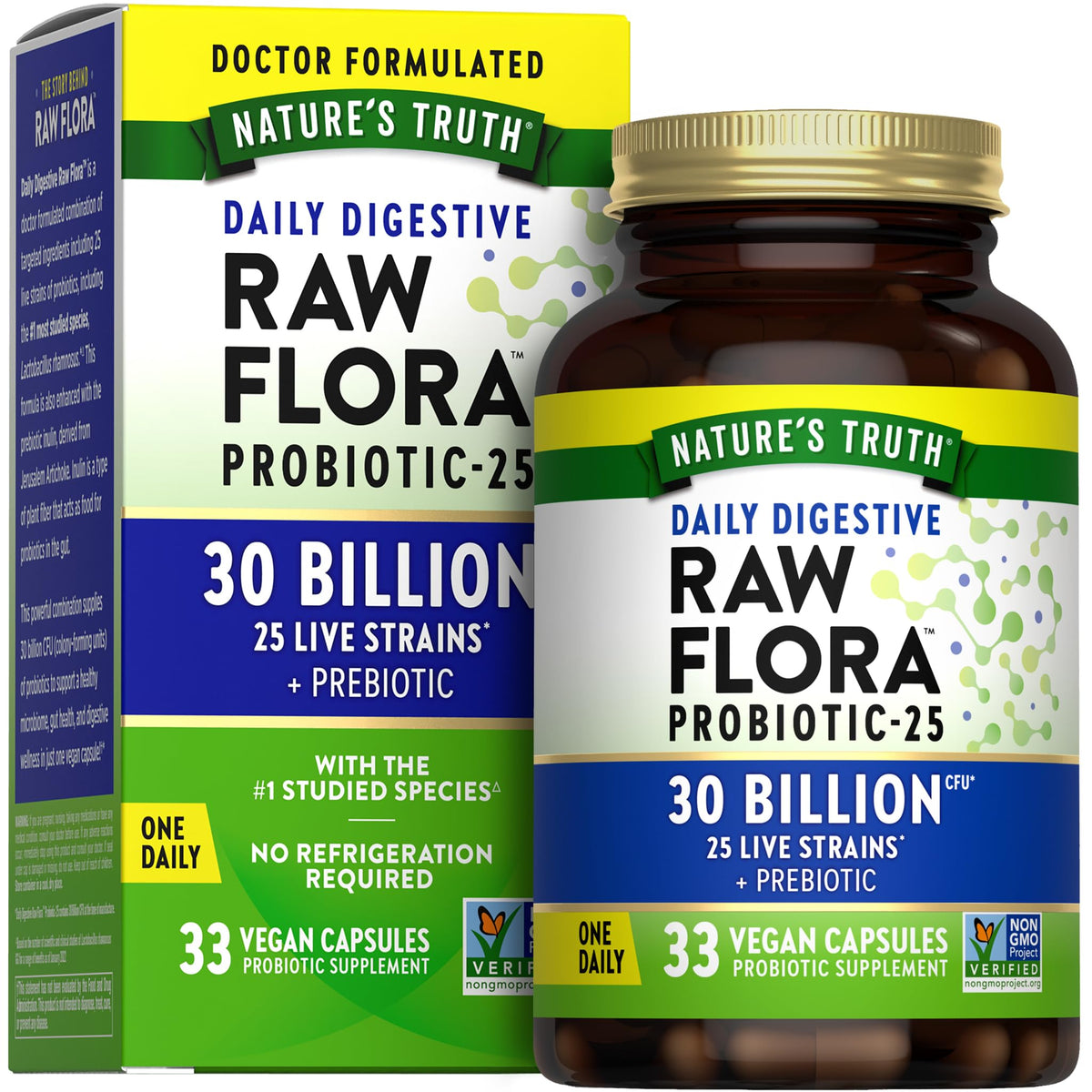 Discover Raw Flora Probiotics, a premium imported digestive supplement with 30 billion CFU, available at Curat Cart.
