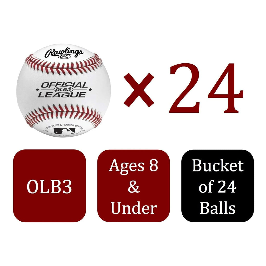 Discover 100% authentic Rawlings Official League Baseballs, perfect for ages 8 and under, available now at Curat Cart.