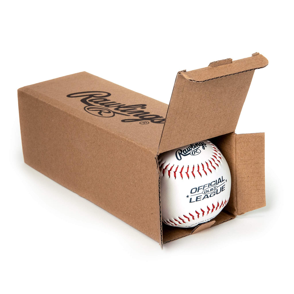 Rawlings Official League Baseballs in official packaging, showcasing premium quality. Available at Curat Cart.